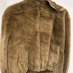 Zara furry jacket